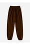 Women's Brown Oversize Sweatpants - - 2