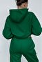 Chicago Tracksuit Set Sweatshirt Jogger - Green Printed Oversize Hooded - 2