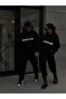 Mood The Label Winter Tracksuit Set - Black Printed Hooded Oversize Hoodie - 3