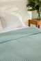 Mady 100% Cotton Waffle Double Single Pique Blue - 6