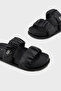 Double-Strapped Drawstring Detailed Slippers with Logo Slippers Xdp062 Xv926 00002 - 4