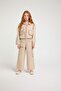 3-Piece Trousers Pocket Detail Girl's Jacket Set