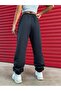 California West Coast Sweatpants Jogger - Black Printed Rubber Leg High Waist - 6
