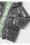 Double Sided Shiny Girl's Coat - 5