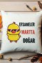 Legends Are Born in March Printed Birthday Gift Fiber Satin Decorative Pillow - 2