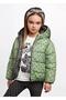 Double Sided Shiny Girl's Coat