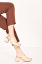 Genuine Leather Classic Heeled Shoes Şhn.985 - 4