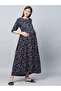 Women's Rayon Maternity & Nursing Dress - 4