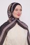 Black-Purple Ethnic Pattern Sport Shawl - 2