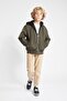 Boys' Bomber Coat Jacket Double Sided Removable Hood College Collar Zippered Pocket Seasons - 5