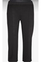 Women's Elastic Waist, Front Stitched, Pocketed Thin Combed Cotton Pants - 5