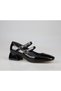 106-520 Black Patent Leather Women's Heeled Shoes