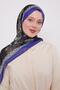 Purple Ethnic Pattern Sport Shawl - 3