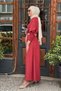 Belted Zipper Dress - 3