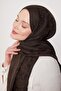 شال غراتسيا بنمط هندي بني مرير - 3