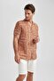 Modern Fit Apache Collar Short Sleeve Shirt A1914ax23sm - 4