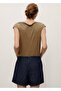 Double Breasted Denim Trouser Skirt - 4