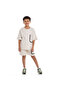 Senior Boys' Jacquard Set – Striped Textured Set with Pocket detail- Beige - 5