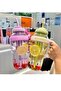 Ice Bottle - Flask with Straw Luxury Flask Water Bottle Detox Water Bottle - 2