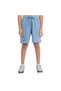 Boys' Cord Set – Light Blue T-Shirt and Shorts Outfit with Label detail - 4