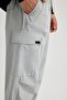 Parachute Pants Elastic Waist with Cargo Pockets A9041Ax23Au - 4