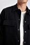 Polo Neck Snap Closure Pocket Shirt Jacket Z5178Az24Sp - 8
