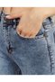 Snow Blue High Waist Narrow Leg Power Lycra Recovery Laser Ripped Detailed Super Skinny Lycra Jeans - 6