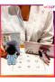 Luxury Silicone Case with Pearl White Cute Astronaut Stand Gold Detail for Samsung Galaxy A52 - 3