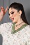 فستان من الدانتيل الخيزران مزين بمقاس كبير 6xl - 2