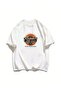 Repair Service T-Shirt - White Printed Oversize Crew Neck Short Sleeve Loose - 3