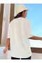Brooklyn Racket 1898 T-shirt -white, Printed, Crew Neck, Printed, Short Sleeve, Boyfriend, Loose - 7