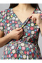 organic cotton maternity dress with drawstring - 3