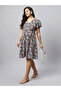 organic cotton maternity dress with drawstring