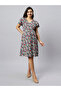 organic cotton maternity dress with drawstring - 7