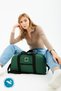 Petrol Green U33 Waterproof Travel Fitness and Sports Bag with Front Pocket Detail and Adjustable Strap B:28