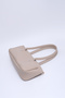 Mink Shk195 Faux Leather Single Compartment Baguette Model Zippered Hand, Arm and Shoulder Bag - 7