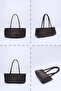 Brown Color Shk195 Faux Leather Single Compartment Baguette Model Zippered Hand, Arm and Shoulder Bag - 8