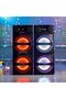 Hi-Fi Speaker System Remote Control  USB/SD/FM/BT, and MIC/AUX Input | 80000W PMPO|GMS8517 - 4