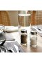 IKEA CITRONHAJ Salt and pepper shakers, clear glass/stainless steel, 8 cm - 3