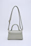 Mint Green Shk188 Faux Leather Single Compartment Lock Detailed Strap Hand, Arm and Shoulder Bag - 4