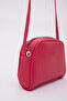 Fuchsia Shk25 Mini Urban Cross Strap Single Compartment Faux Leather Arm and Shoulder Bag - 7