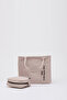 Cream Shk74 Double Strap The Tote Bag Embroidery Embroidered Makeup Bag Arm and Shoulder Bag L:25 E:29 W:11 - 4