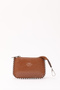 Taba Shk192 Faux Leather Beaded Charm Bag Accessory, Card Holder Wallet