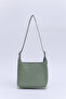 Mint Green Shk158 Faux Leather Single Compartment Strap Snap Crossbody and Shoulder Bag - 4
