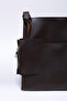 Coffee Color Shk123 Faux Leather, Snap Fasteners, Two Compartments, Wallet, Makeup Bag, Strap, Hand, Arm and Shoulder Bag - 5