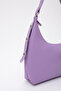 Lilac Shk82 Baguette Model Single Compartment Women's Faux Leather Arm and Shoulder Bag L:17 E:36 W:7 - 5