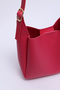 Fuchsia Shk158 Faux Leather Single Compartment Strap Snap Crossbody and Shoulder Bag - 6