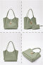 Shk126 Mint Green Faux Leather - Lock Detailed Makeup Bag L:27 E:37 W:12 cm - 8