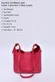 Fuchsia Shk158 Faux Leather Single Compartment Strap Snap Crossbody and Shoulder Bag - 3