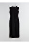 Candy Shop Quality High Neck Self Patterned Dress - 6